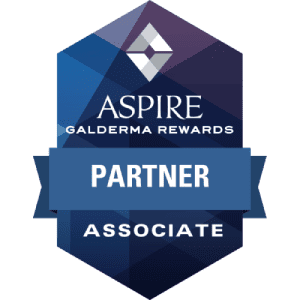 Aspire Galderma Partner Logo | Femme Moderne Center for Aesthetics in Draper, UT